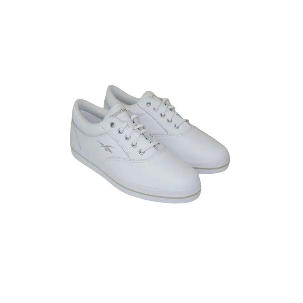 Reebok White Leather Gold Striped Golf Sneakers Size 7 NWOT